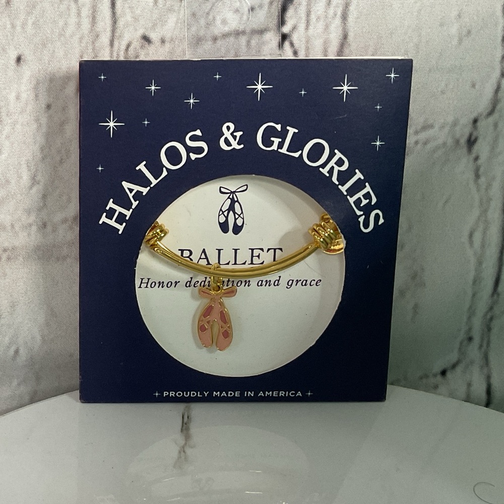 🌙 Halos & Grace Ballet Charm Bracelet